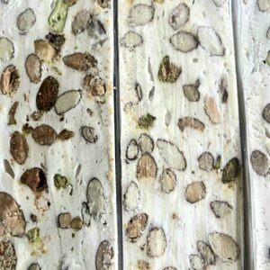 Pistachio and Almond nougat